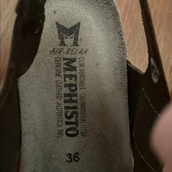 Mephisto Brown Women's Sandals - Picture 3 of 6